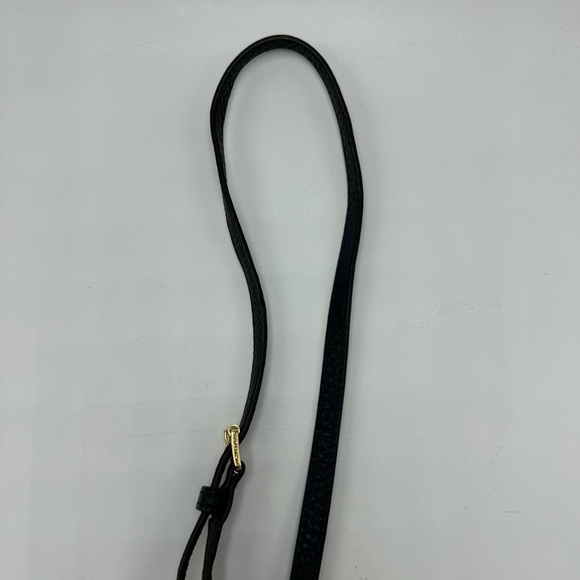 Michael Kors Fulton Crossbody Bag Dark Blue Leather Purse - Picture 14 of 15